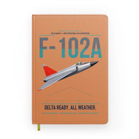 Thumbnail for F-102A Delta Dagger design on orange notebook