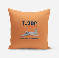 Thumbnail for T-38C Talon design on orange pillow