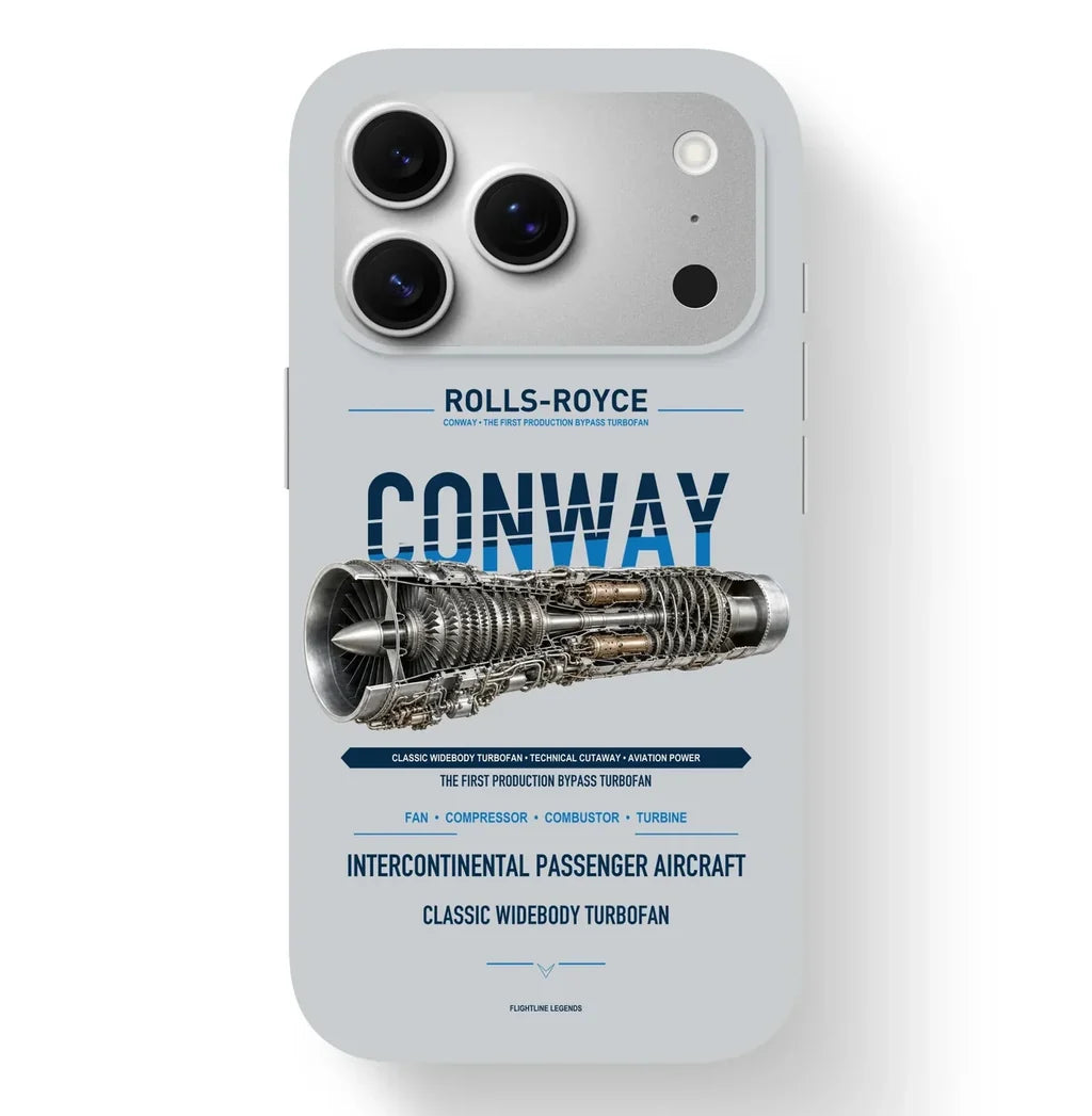 CONWAY Case design on light gray iphone case