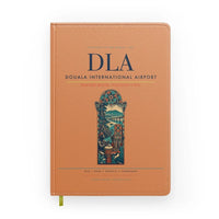 Thumbnail for Douala International Airport (DLA) design on orange notebook
