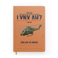 Thumbnail for Westland Lynx AH7 design on orange notebook