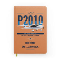 Thumbnail for Tecnam P2010 design on orange notebook