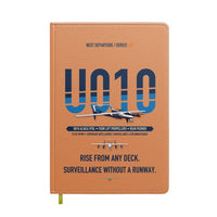 Thumbnail for Airbus U010 Aliaca VTOL design on orange notebook