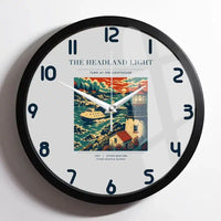 Thumbnail for VINTAGE G4078 - The Headland Light - Designed Wall Clocks design on lightgray framed