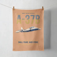 Thumbnail for A-37B Dragonfly design on orange towel