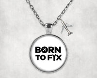 Thumbnail for Born To Fix Airplanes Necklace - view 10