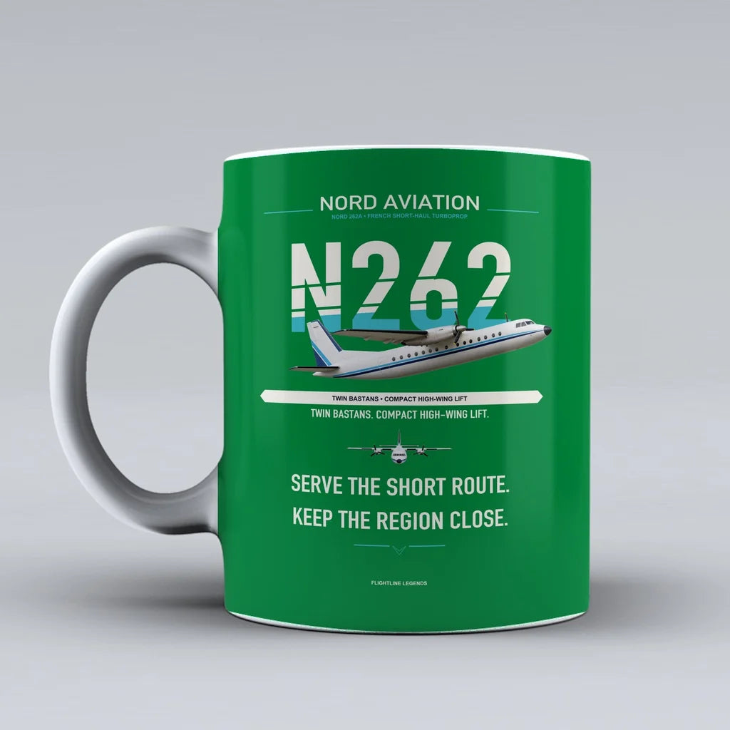262A Mug design on green nord