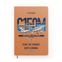 Thumbnail for Cessna 150M design on orange notebook