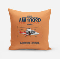 Thumbnail for Leonardo AW109SP GrandNew design on orange pillow