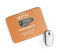 Thumbnail for TFE731 design on orange rectangle mouse pad