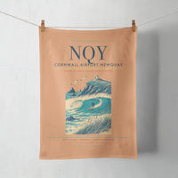 Thumbnail for Cornwall Airport Newquay (NQY) design on orange towel