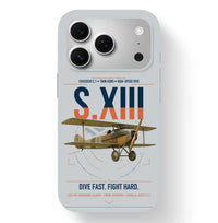Thumbnail for SPAD S.XIII C.1 design on light gray magsafe iphone case, for iPhone 17 Pro