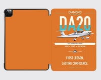 Thumbnail for Diamond DA20 design on orange ipad tablet case
