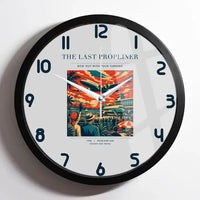 Thumbnail for VINTAGE G4112 - The Last Propliner - Designed Wall Clocks design on lightgray framed