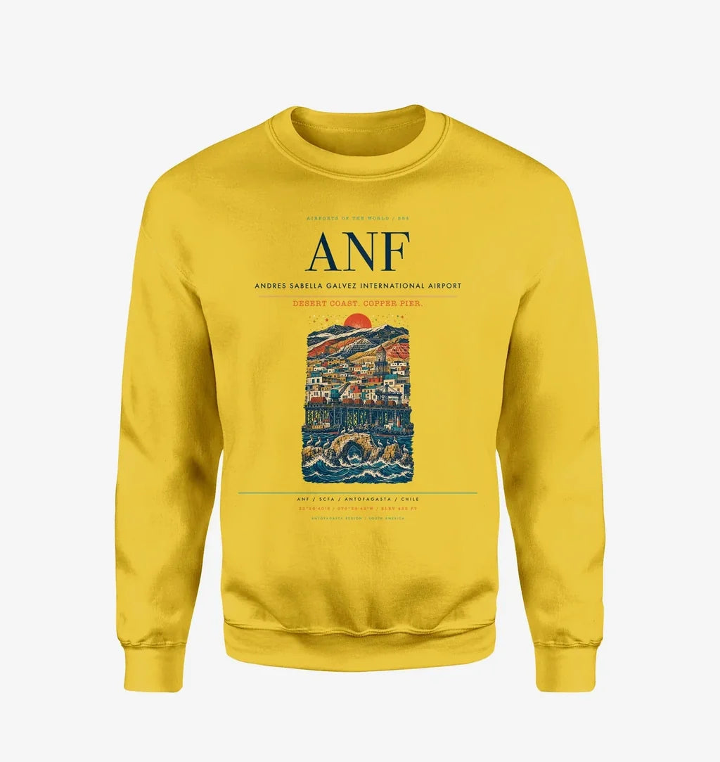 Andres Sabella Galvez International Airport ANF Sweatshirt - Yellow