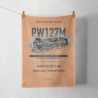Thumbnail for PW127M design on orange towel