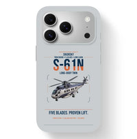 Thumbnail for Sikorsky S-61N design on light gray magsafe iphone case, for iPhone 17 Pro