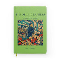 Thumbnail for VINTAGE G4233 - The Orchid Express - Designed Notebooks design on lightgreen
