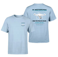 Thumbnail for DJI P4 Multispectral design on light blue t shirt