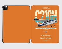 Thumbnail for Cessna T210N Centurion design on orange ipad tablet case