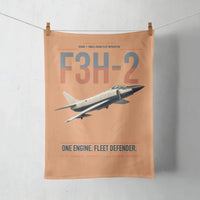 Thumbnail for F3H-2 Demon design on orange towel