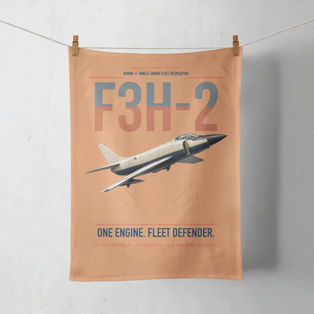 F3H-2 Demon design on orange towel
