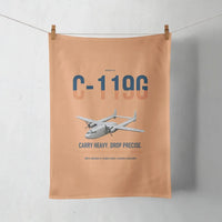 Thumbnail for C-119G Flying Boxcar design on orange towel
