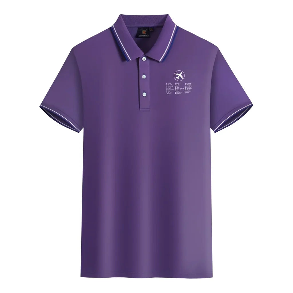 Aviation Alphabet Polo Shirt - view 10