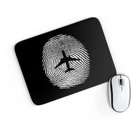 Thumbnail for Aviation Finger Print aviation design on neoprene with anti-slip base mouse pad.