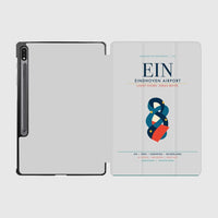 Thumbnail for Eindhoven Airport (EIN) design on light gray samsung tablet tablet case