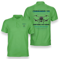 Thumbnail for Draganfly Commander 3XL design on light green polo