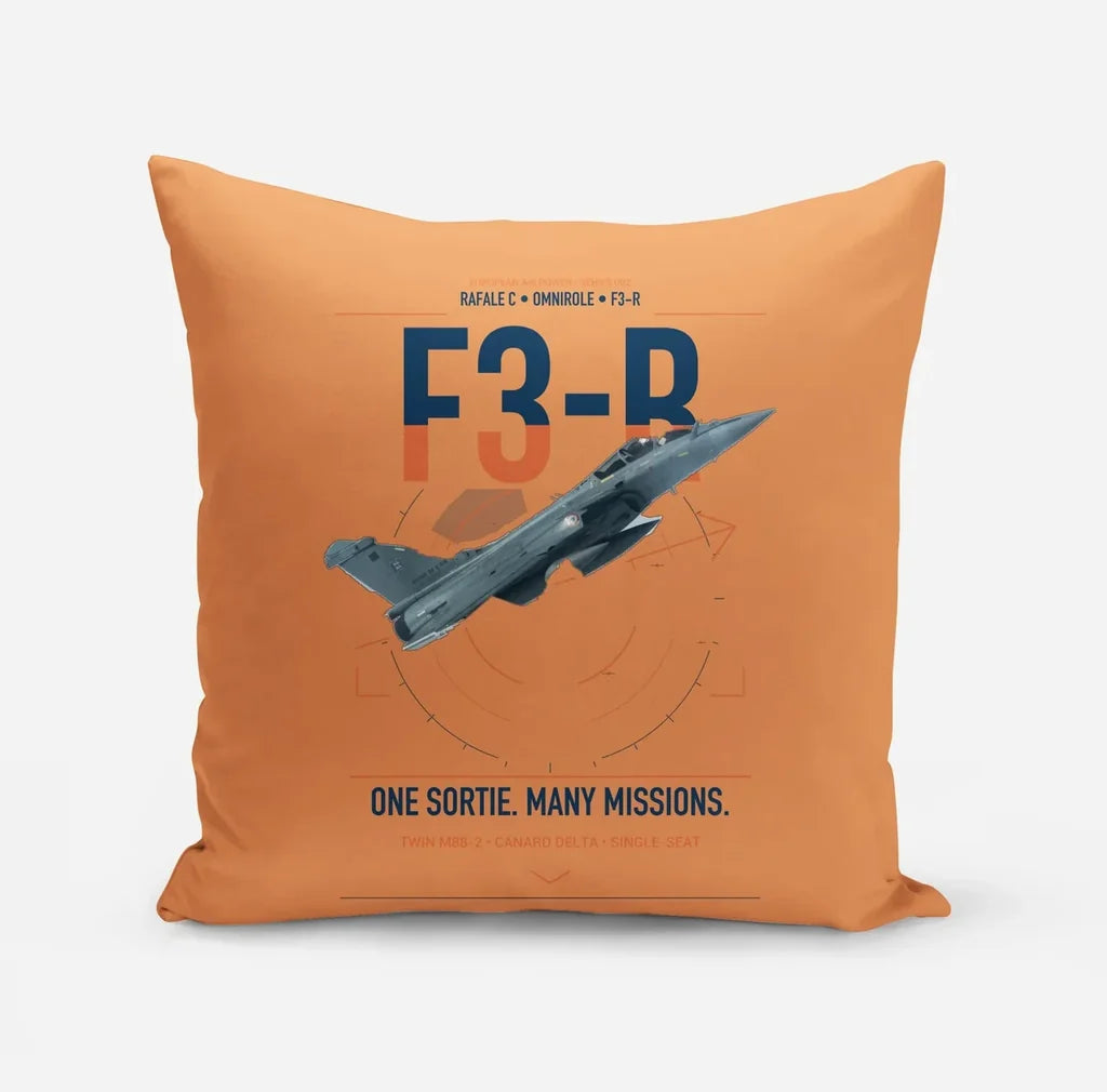 Dassault Rafale C — F3-R standard design on orange pillow