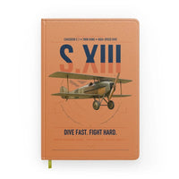 Thumbnail for SPAD S.XIII C.1 design on orange notebook