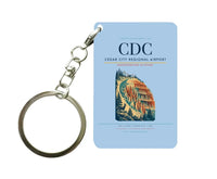 Thumbnail for Cedar City Regional Airport (CDC) design on light blue key chain