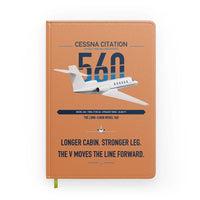 Thumbnail for Cessna Citation 560 - Citation V design on orange notebook