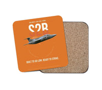 Thumbnail for Blackburn Buccaneer S2B design on orange 1 piece coaster