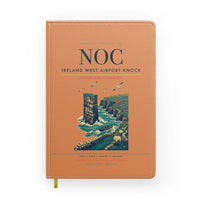 Thumbnail for Ireland West Airport Knock (NOC) design on orange notebook