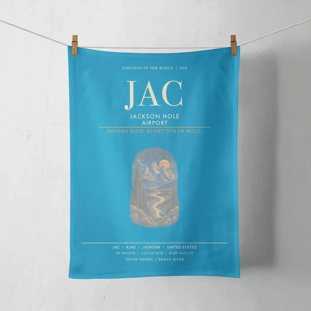 Jackson Hole Airport JAC - Turquoise