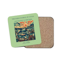 Thumbnail for The Dawn Patrol Of Gulls - Designed Coasters design on light green 1-piece
