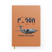 Thumbnail for C-390 Millennium design on orange notebook
