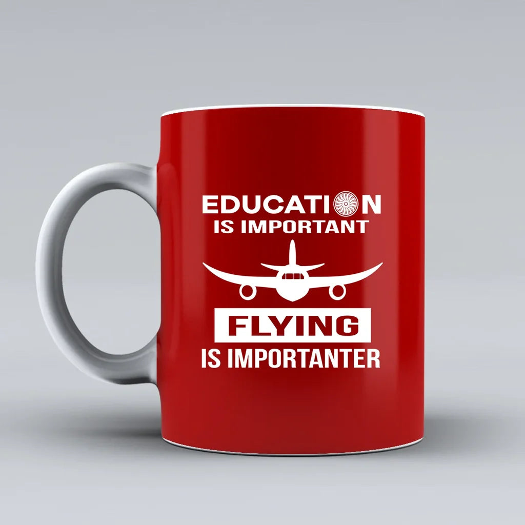 Customisable Flying is Importanter Mug - view 10