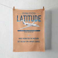 Thumbnail for Cessna Citation Latitude design on orange towel