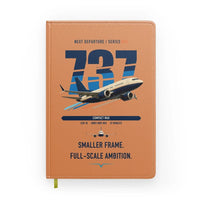 Thumbnail for Boeing 737 MAX 7 design on orange notebook