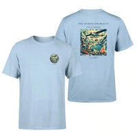 Thumbnail for VINTAGE G4052 - The Search And Rescue - Double-Side T-Shirt design on lightblue double side t shirt