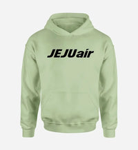 Thumbnail for Jeju Air logo printed on light green hoodie