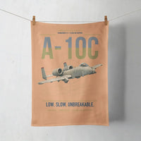 Thumbnail for A-10C Thunderbolt II design on orange towel