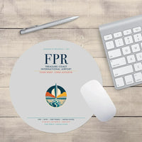 Thumbnail for Treasure Coast International Airport (FPR) design on light gray round mouse pad
