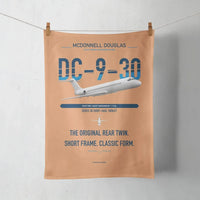 Thumbnail for McDonnell Douglas DC-9-30 design on orange towel