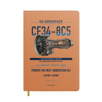 Thumbnail for CF34-8C5 design on orange notebook