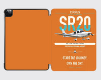 Thumbnail for Cirrus SR20 design on orange ipad tablet case